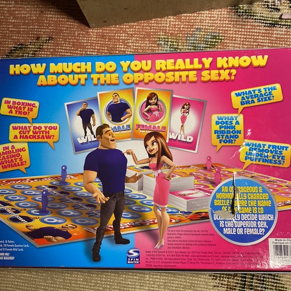 Battle of the Sexes Board Game - Picture 2 of 9